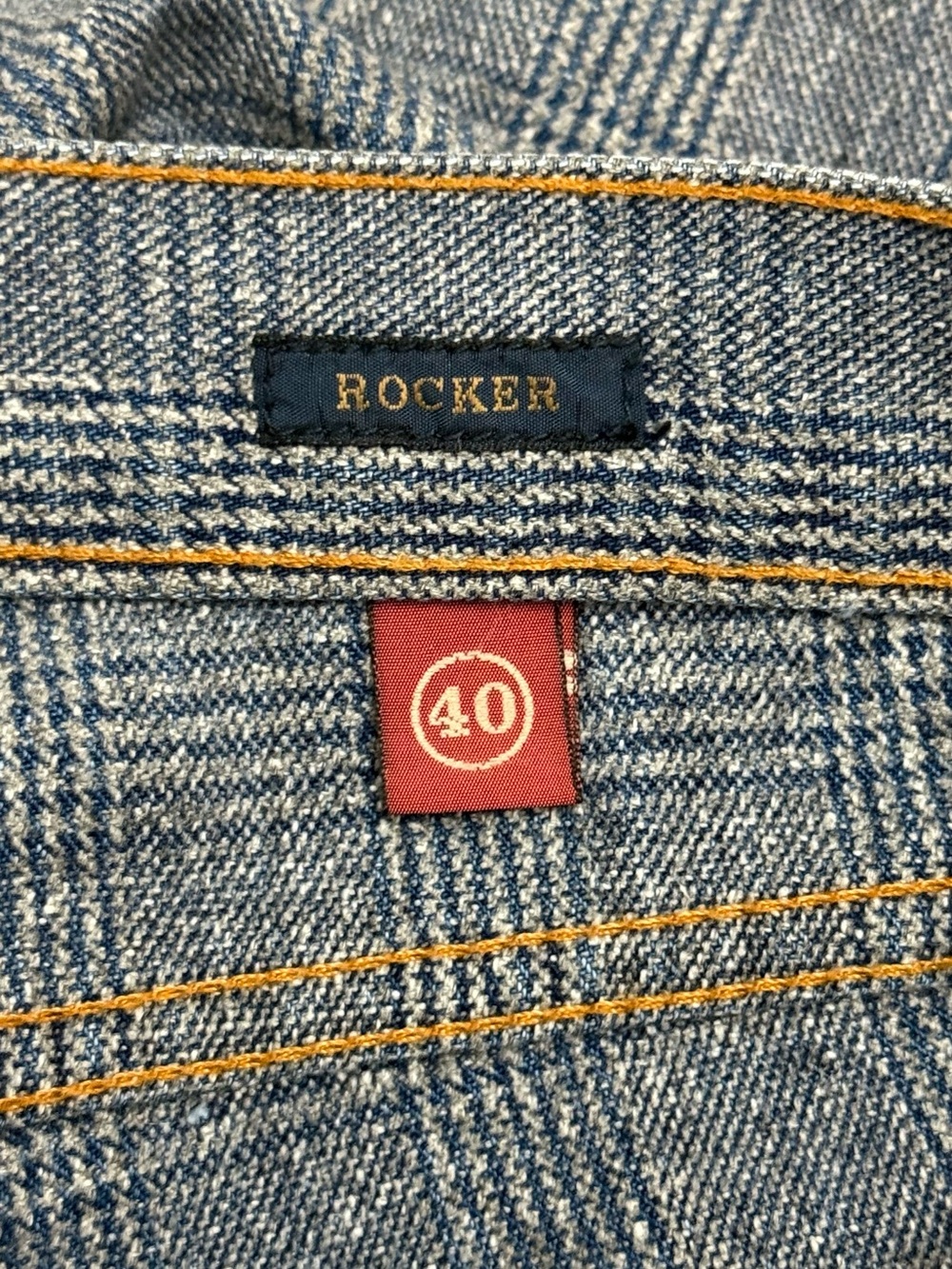 Agave Denimsmith | Rocker in Indigo Glen Plaid (Style 11-8041) Y2K | 40x31 - Picture 5 of 7